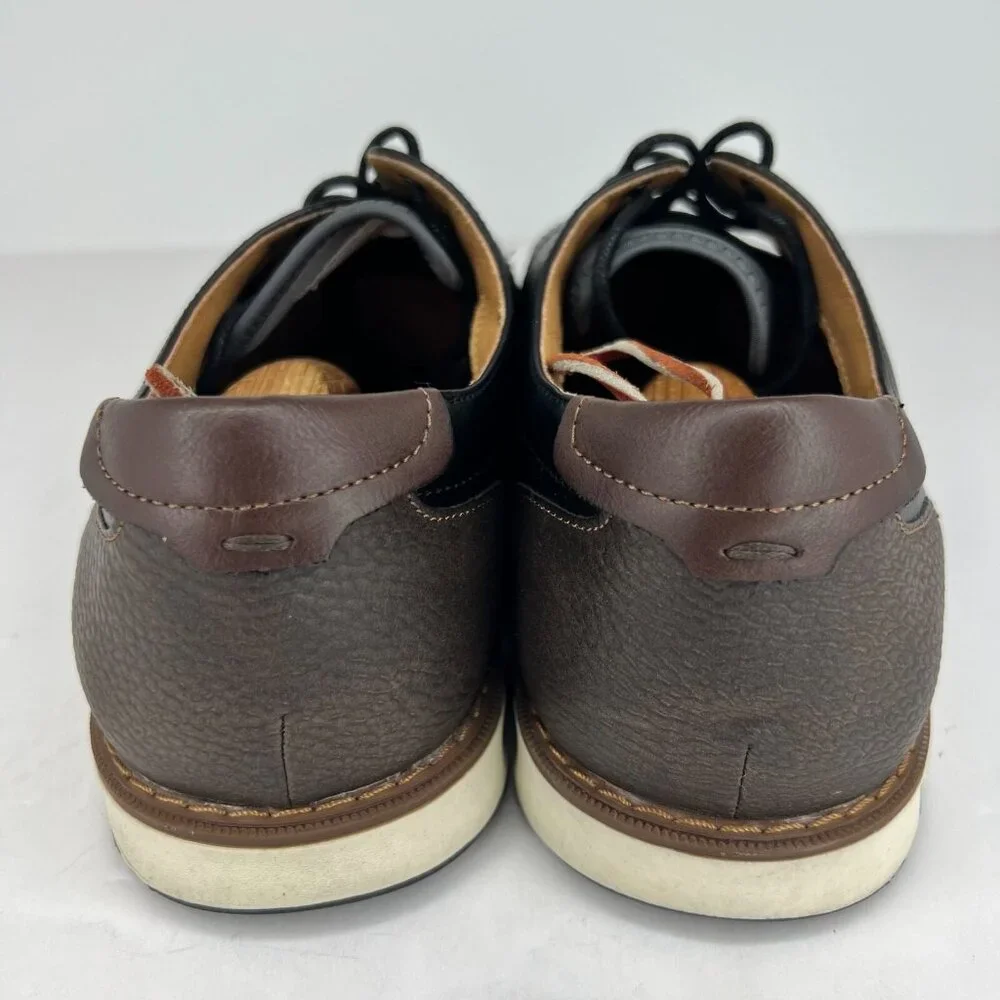 Mix No. 6 Mens Bache Black Oxford Mesh Low Lace Up Size 13 M Dress Shoes